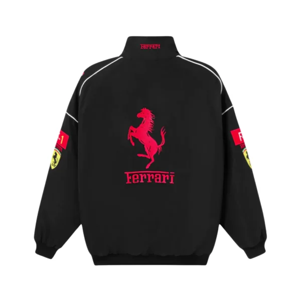 Vintage Racing f1 Jacket Black - Image 2