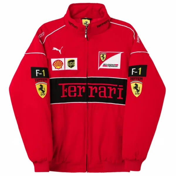 Vintage Racing f1 Jacket Red