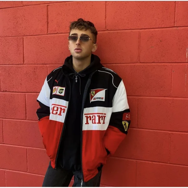 Vintage Racing f1 Jacket White - Image 6