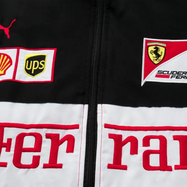 Vintage Racing f1 Jacket White - Image 3