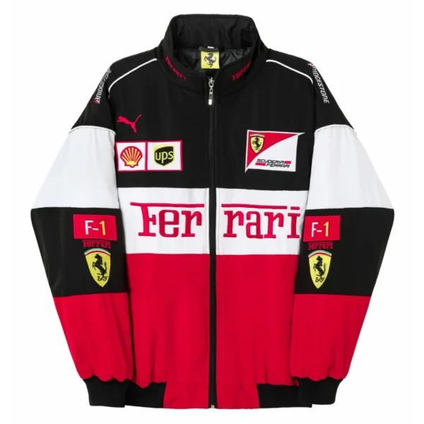 Vintage Racing f1 Jacket White