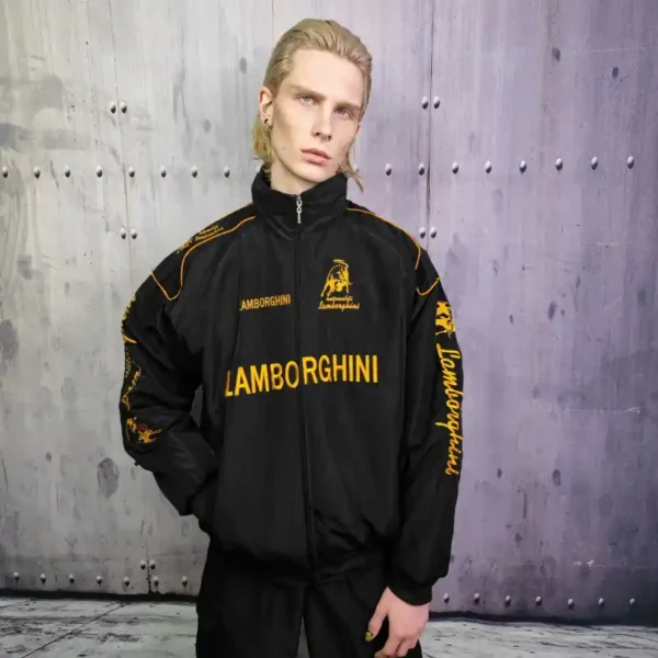 Vintage Racing Jacket Black - Image 3