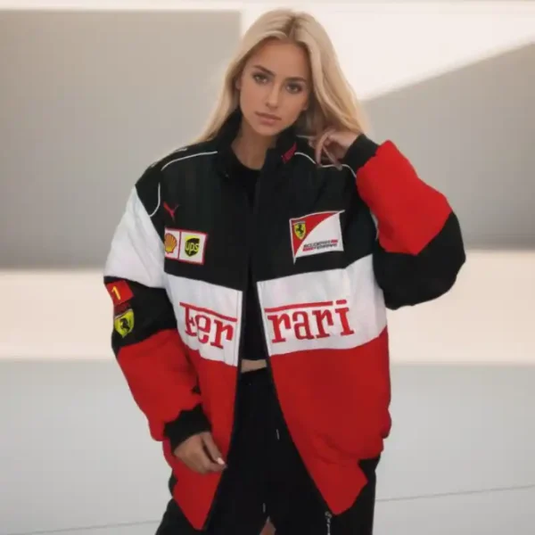Vintage Racing f1 Jacket White - Image 5
