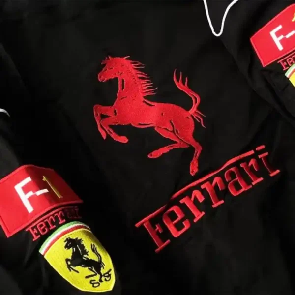 Vintage Racing f1 Jacket Black - Image 5