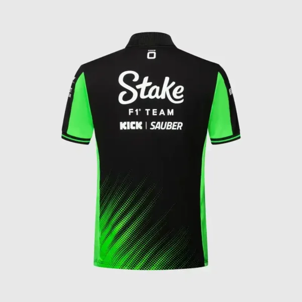 Stake F1 Racing Team Kick Sauber 2025 Team Polo Shirt - Image 2